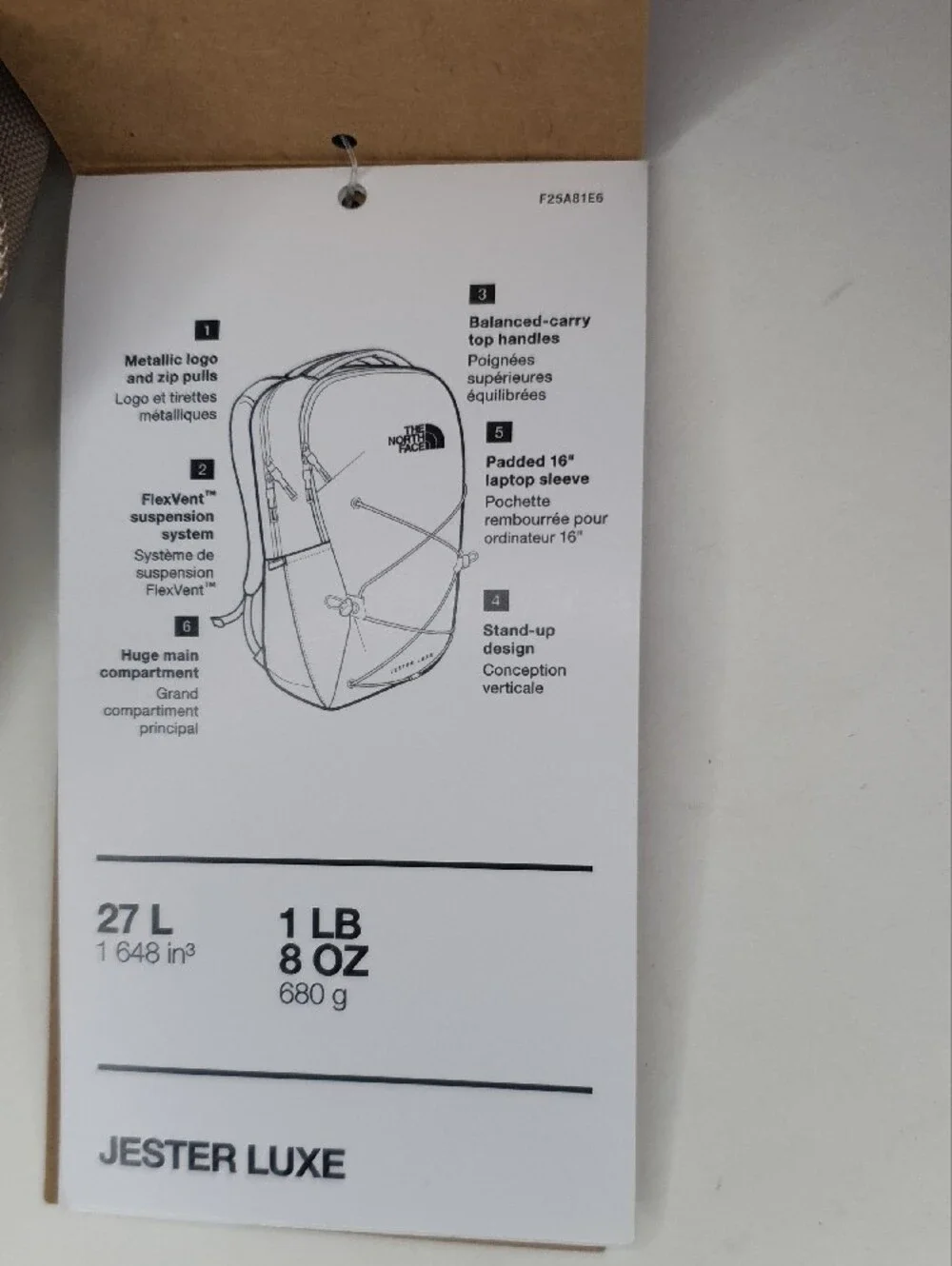 The North Face Women’s Jester Luxe Laptop Backpack - 27L